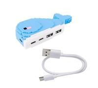 Wdbild Speed USB2.0 Hubs Splitter 4Port Type C/USB Extension For Computers And Offices Use With 480Mbps Data Transfer Rate