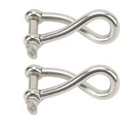 Wdbild Stainless 12mm Shackle Connection For Chain Coupling Outdoor Gear Towing Mooring Sailboats Deck Equipment Securing Cargo Wire Rope Connector