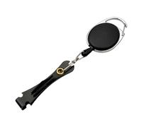 Wdbild Stainless Fly Fishing Nipper With Retractor Fishing Knot Tying Tool Line Cutter Clippers Multifunction Knot Tyer Fly Line Cutter