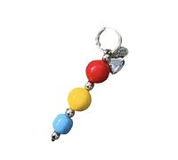 Wdbild Stylish Contrast Color Sturdy Resin Phone Case Featuring Portable Designs And Pendant For Everyday Use Casual Outing Phone Cover Charm