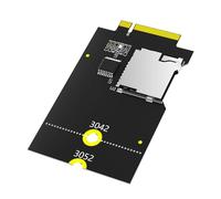 Wdbild T-Flashes Card Adapter NGFFs B Key T-Flashes Card Reader For 3042/3052 Desktop Laptop NGFFs Key B HDDs T-Flash Card To Adapter