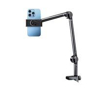 Wdbild Tablet Stand Adjustable Foldable Tablet Stand Holder With 360 Degree Rotation For 4-12.9inch Phone Cellphone Tablet Adjustable Arm Clamp Mount