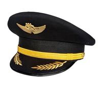 Wdbild Top Hat, Captain Uniform Captain Hat for Adult Captain Party Cosplay Costume Masquerades Captain Hats for Halloween Party