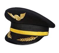 Wdbild Top Hat, Captain Uniform Captain Hat for Adult Captain Party Cosplay Costume Masquerades Captain Hats for Halloween Party