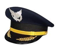 Wdbild Top Hat, Captain Uniform Captain Hat for Adult Captain Party Cosplay Costume Masquerades Captain Hats for Halloween Party