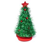 Wdbild Top Hat, Festival Christmas Tree Hat with Star Glittering Tinsels Decoration Holiday Party Costume Accessory Headwear
