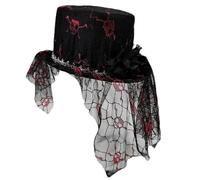Wdbild Top Hat, Halloween Magican Hat Vampires Costume Wizard Hats Stage Performances Hats for Halloween Costume Parties