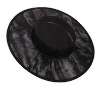 Wdbild Top Hat, Plain Color Trend Fascinator Hat Base for Women French Fascinators Banquets Hats for Banquets Versatility Hats Base Black