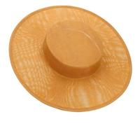 Wdbild Top Hat, Plain Color Trend Fascinator Hat Base for Women French Fascinators Banquets Hats for Banquets Versatility Hats Base Turmeric