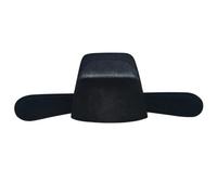 Wdbild Top Hat, Song Dynasties Scholar Hat for Theater School Drama Dress Up Oriental Headwear Festival Celebration Chinese Emperors Hats