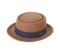 Wdbild Top Hat, Vintage Hat for Women Men with Roll Trim Panama Hats Magician Woolen Felt Cosplay Costume 1920s Party Hats