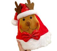 Wdbild Top Hat, Warm Plush Santa Hats Adjustable Comfortable Hats Unisex Christmas Holiday Wear for Holiday Parties and Gatherings