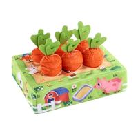 Wdbild Toy For 0-3 Years Old Carrot Harvest Game Plush Toy For Kids Stem Educational Toy Learning Fine Motor Skills