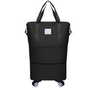 Wdbild Travel Bag, Expandable Wheeled Duffle Bag for Travel and Sports with Dry Wet Separation Water Resistant Foldable Luggage Bag Unisex