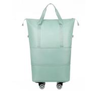 Wdbild Travel Bag, Foldable Large Capacity Travel Bag with Detachable Wheels Waterproof Expandable Roller Luggage Bags for Sports and Trips