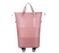 Wdbild Travel Bag, Foldable Large Capacity Travel Bag with Detachable Wheels Waterproof Expandable Roller Luggage Bags for Sports and Trips