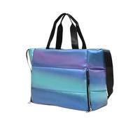 Wdbild Travel Bag, Gym Bag Large Capacity Travel Bags Korean Styles Fitness Bags PU Leather Overnight Shoulder for Daily