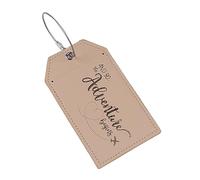 Wdbild Travel Bag, Luggage Tages with Steel Loop Suitcase Luggage Tages PU Leather Luggage Tages Suitcase Tages Boardings Travel Tages