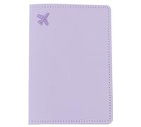 Wdbild Travel Bag, PU Leather Embroidered Passports Holder Travel Organized Protective Case for Business and Leisure with Card Slots