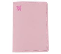 Wdbild Travel Bag, PU Leather Embroidered Passports Holder Travel Organized Protective Case for Business and Leisure with Card Slots
