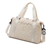Wdbild Travel Bag, Women's Duffle Bag Large Capacity Travel Shoulder Bag for Short Trip with Easy Attach to Suitcase Handle Gym Handbag