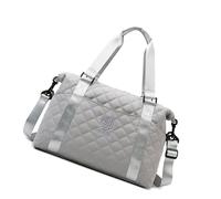 Wdbild Travel Bag, Women's Duffle Bag Large Capacity Travel Shoulder Bag for Short Trip with Easy Attach to Suitcase Handle Gym Handbag
