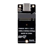 Wdbild Type C Solid Disk Adapter NVME Risers Board 2230/2242/2260/2280 Up To 2000MBs 20Gbps Conversion Board