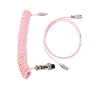 Wdbild Type C USB Cable Mechanical Keyboards Coiled Wire Keyboards Aviation Desktop Computer Aviation Connectors USB Type C