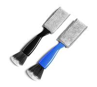 Wdbild Upgraded Double Head Brush For Car Cleaning Portable Car Interior Detailing Brush Auto Detail Set Interior Detailing Brushes For Vehicles