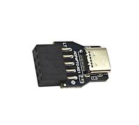 Wdbild USB 2.0 9 Pin To USB C Adapter Connector PC Internal Motherboard 9 Pin USB 2.0 Converters For Desktop Computer High Speed USB Connection