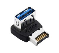 Wdbild USB 3.1 Type E Right Angled Adapters 90 Degree Motherboards Extension Cable Not Tool Installation Type E Adapters A/B Version For Motherboards