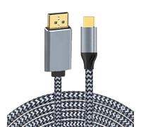 Wdbild USB C To DisplayPort1.4 Cable 8K60Hz 4K240Hz High Refreshing Rate Braide Type C Cable For Seamlessly Video Transmission Compatible