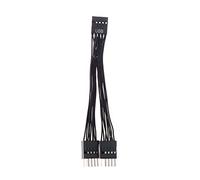 Wdbild USB Extension Cable 9Pin 1 Female To 2 Male Y Splitter Extension Cable For Computer PC Motherboard