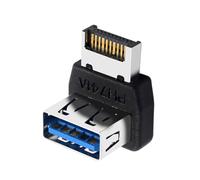 Wdbild USB Motherboard Adapter USB 3.1 To TYPE E Header Converter Panel TYPE E 90 Degree Steering Connector Data Transfer