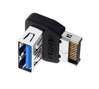 Wdbild USB Motherboard Adapter USB 3.1 To TYPE E Header Converter Panel TYPE E 90 Degree Steering Connector Data Transfer