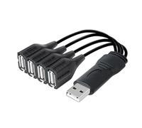 Wdbild USB Splitter Y Cable USB Male To 4 Female USB 2.0 Converters Multi USB Port Expander Cable Multiport Split Adapter