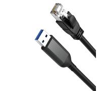 Wdbild USB To Ethernet Adapter USB3.0 To RJ45 Male Cable Directly Connector Gigabit Networking For Laptop PC Accessories