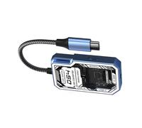 Wdbild USB Type C 4 Port Splitter Transparents Gaming Hubs File Transfer 5Gbps Plugs Play For Business Travel Office Workstations