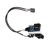 Wdbild USB2.0 9 Pin USB Splitter Adapter For Expanding Desktop USB Port For Home Office And Gaming