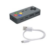 Wdbild USB2.0 Hubs In Fun Gaming Shape Expands To 2 Type C And 2 USB Port For Keyboards And More