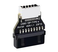 Wdbild USB3.0 19pin/20pin To Type E 90degree Connector Adapter Fast Speed For Motherboards Expansion Card