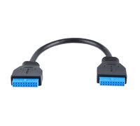 Wdbild USB3.0 19Pin Port Expander For Desktop Computer Extension Splitter Cable 19Pin Internal Extension Header Adapter Cable USB Expansion Board