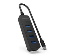 Wdbild USB3.0 Adapter 4 Port Data Expansion Fast Speed For Office PC Computer High Efficiency Docking Station