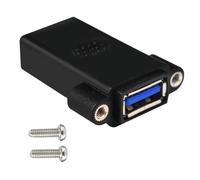 Wdbild USB3.0 Female To Female Extension Connector Adapter USB3.0 Female To Female Extension Connector Wall Mount Adapter Desktop USB Connector