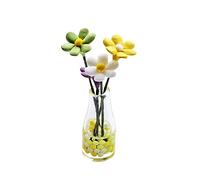 Wdbild Vase With Flower Miniature Glass Resin Vase Flower Ornaments Decor Landscape Landscape Kit