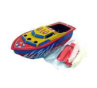 Wdbild Vintage Powered Iron Floating Iron Clockwork Tin Toy Education Kids Collectible Children Birthday Toy
