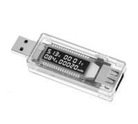 Wdbild Voltages Voltmeter Digital Power Capacity Analyzers USB Power Tester For USB Charging With 0.01V/A Precise Measurement USB Power Tester