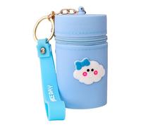 Wdbild Wallet, Portable Silicone Coin Pouches with Keychain Cartoon Lipstick Case Change Holder Bag for Women and Girls