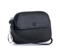 Wdbild Wallet, Stylish and Portable Coin Purse for Men and Women Keychain Money Bag Change Pocket Solid Wallet for Daily Use