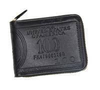 Wdbild Wallet, Stylish Large Capacity Wallet Zippered Coin Purse PU Leather Card Case Storage for Business Travel